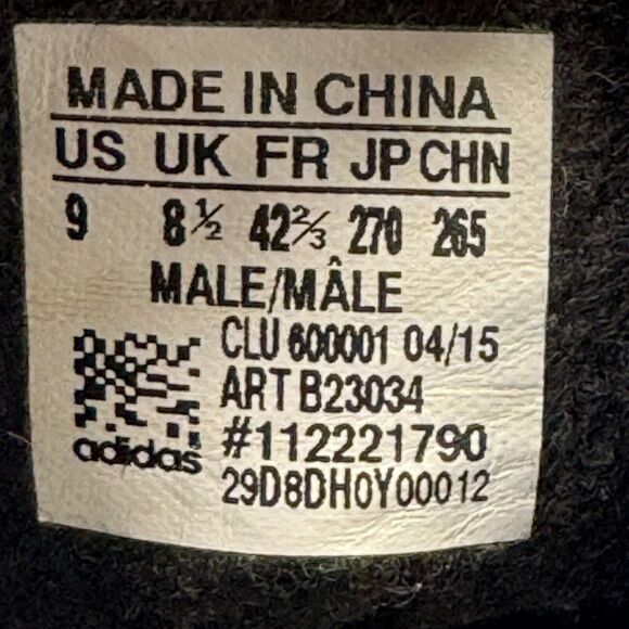 Adidas Mens Rugby FF80 Size 9 Cleats Black Yellow Soccer Boots FG Metal Spikes - Picture 9 of 10